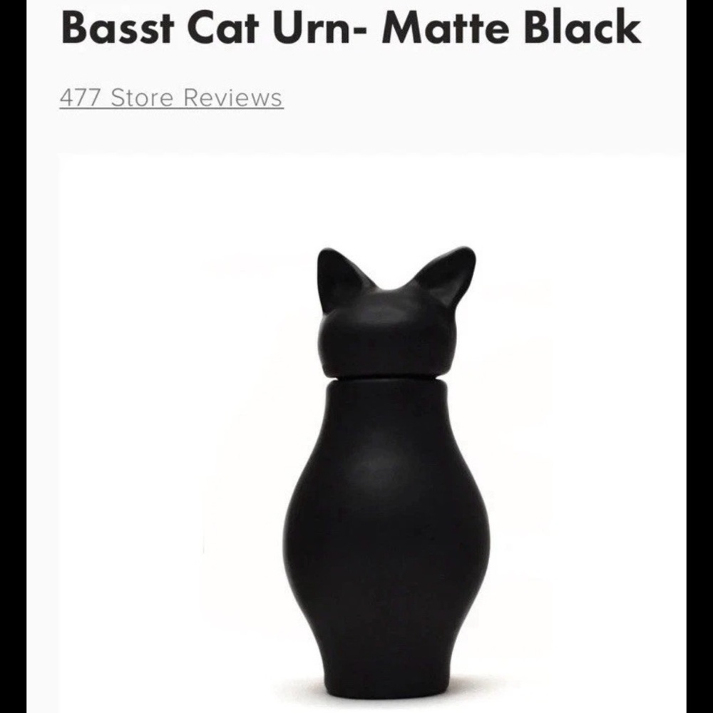 Basset Cat Urn - Picture 8 of 8